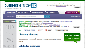 Business Directory - Cleaning